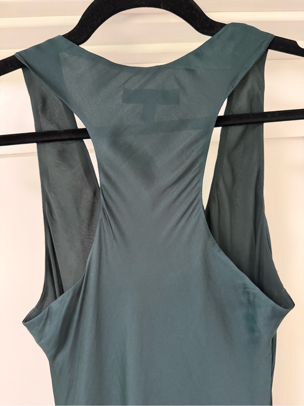 Banana Republic Dark Teal Racerback Maxi Dress - Picture 5 of 6
